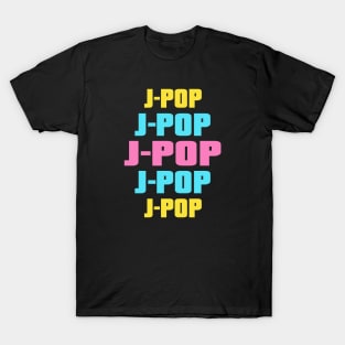 J-Pop Expanding and changing colors JPop music T-Shirt